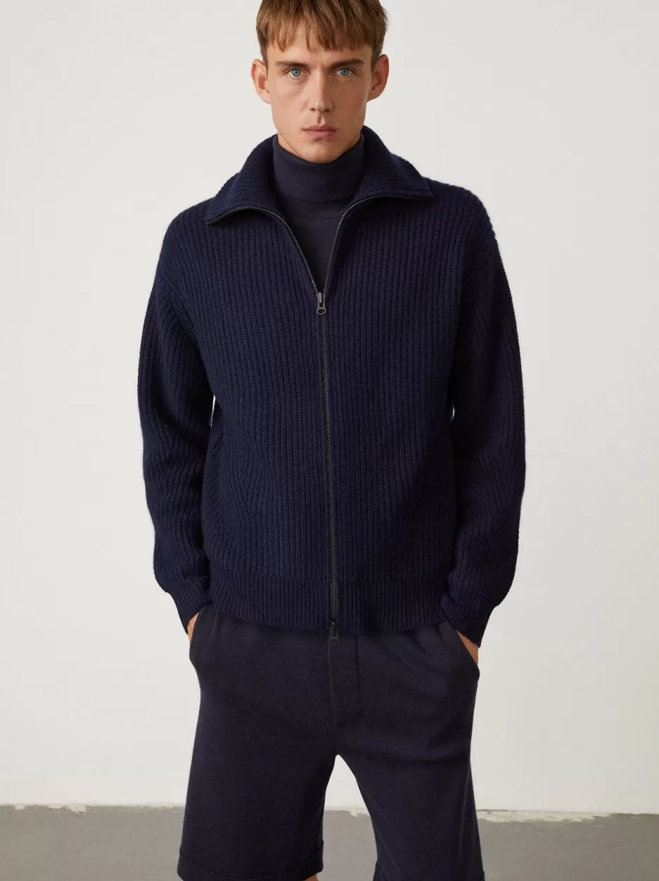 Men LISA YANG The Clement Zip Cashmere Cardigan