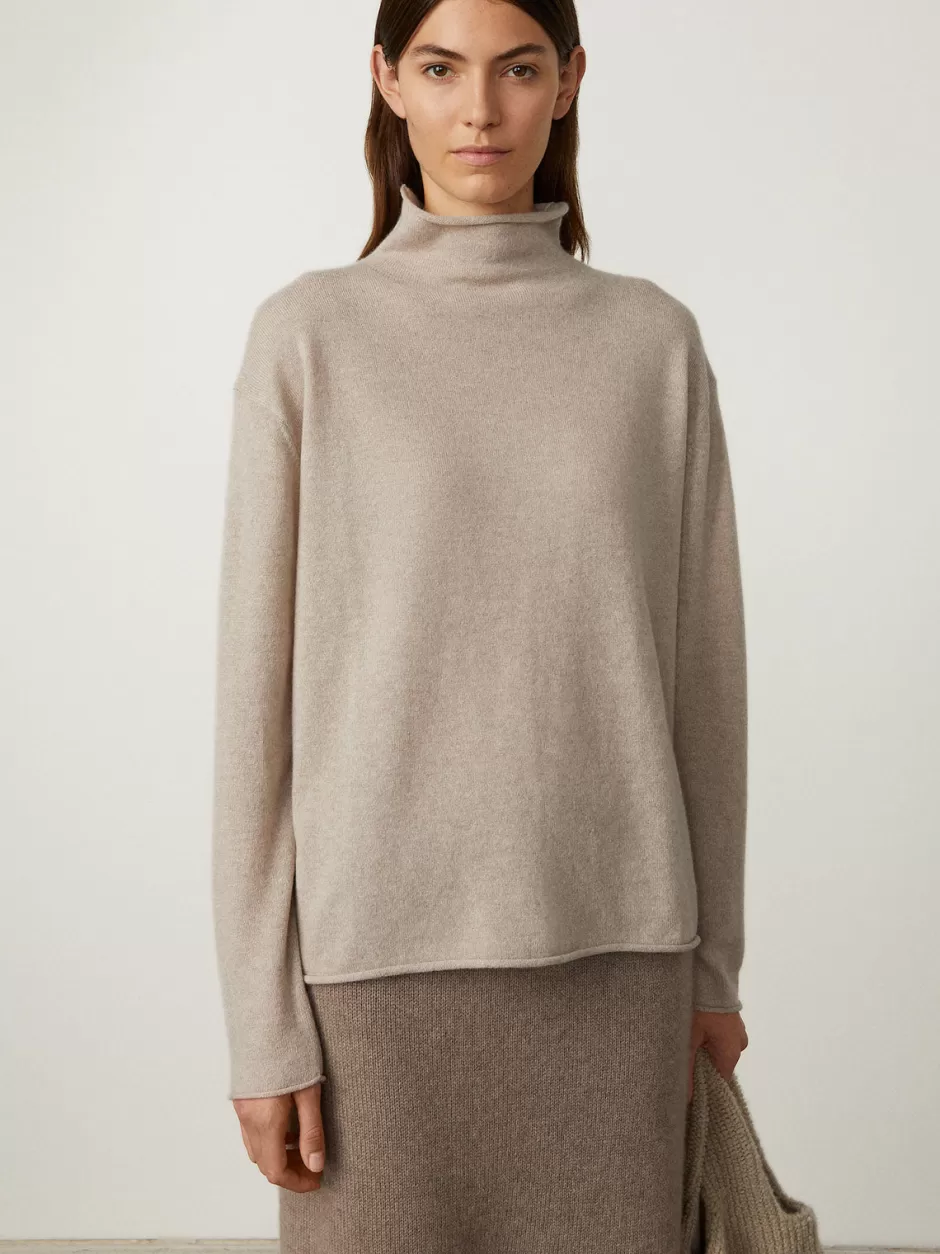 Women LISA YANG The Clio Sweater | Mock Neck Cashmere Sweater