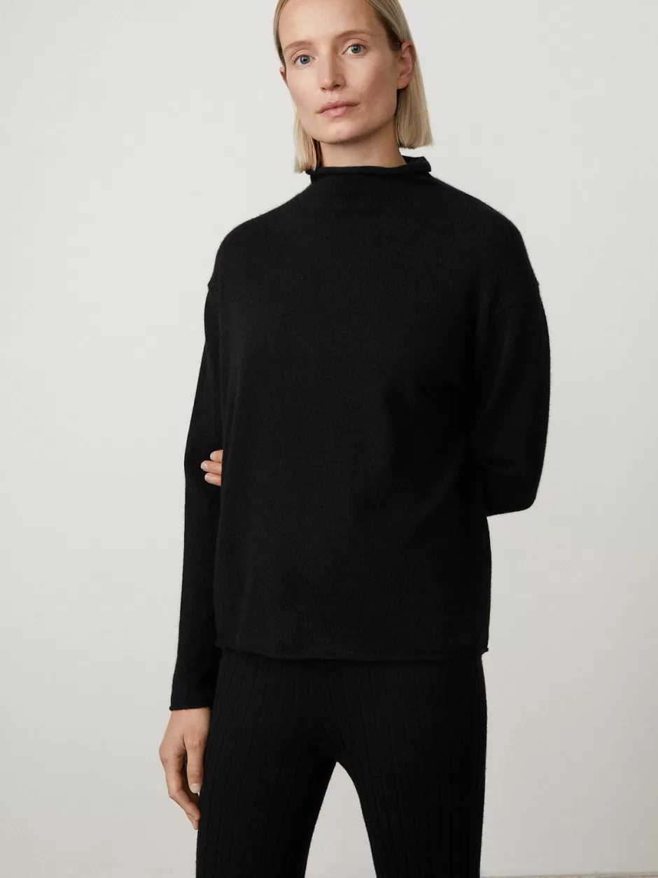 Women LISA YANG The Clio Sweater | Mock Neck Cashmere Sweater