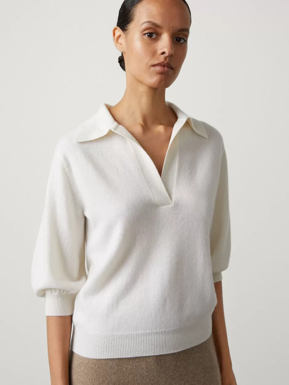 Women LISA YANG The Kimberly Polo Neck Top