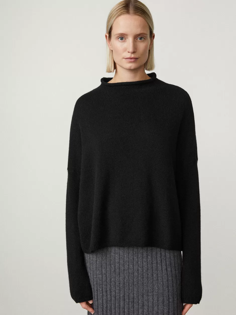 Women LISA YANG The Sandy Sweater - Mock Neck Cashmere Sweater